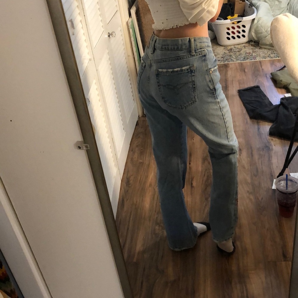 Paris Blue Vintage Wide Jeans